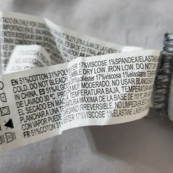 Mens Heather Grey Cotton Trouser Dress Pants- Size 30 Waist - Picture 8 of 9